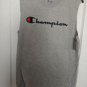 Champion Men’s Gray Logo Tank Top